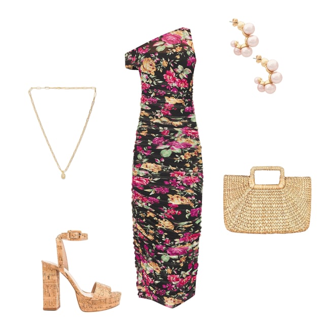 4th bundle featuring 4 items which compliment X REVOLVE Mika Platform Heel