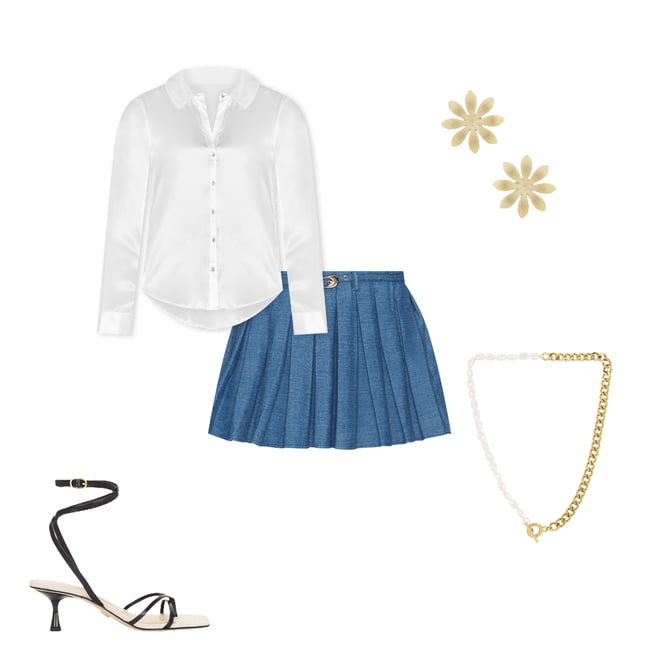 2nd bundle featuring 4 items which compliment Simone Mini Skirt