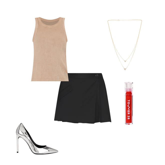 2nd bundle featuring 4 items which compliment Adriana Twill Skirt