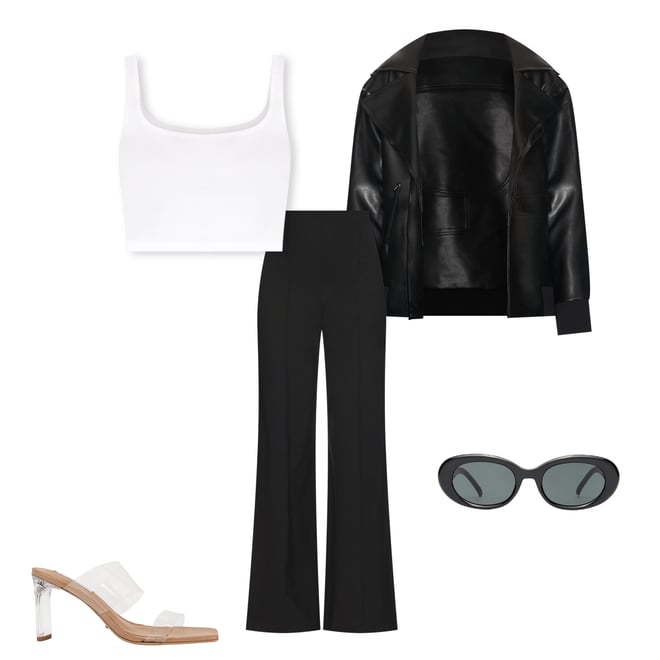 1st bundle featuring 4 items which compliment Oversized Moto Jacket