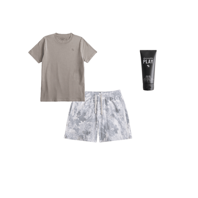 washed essential icon crew tee