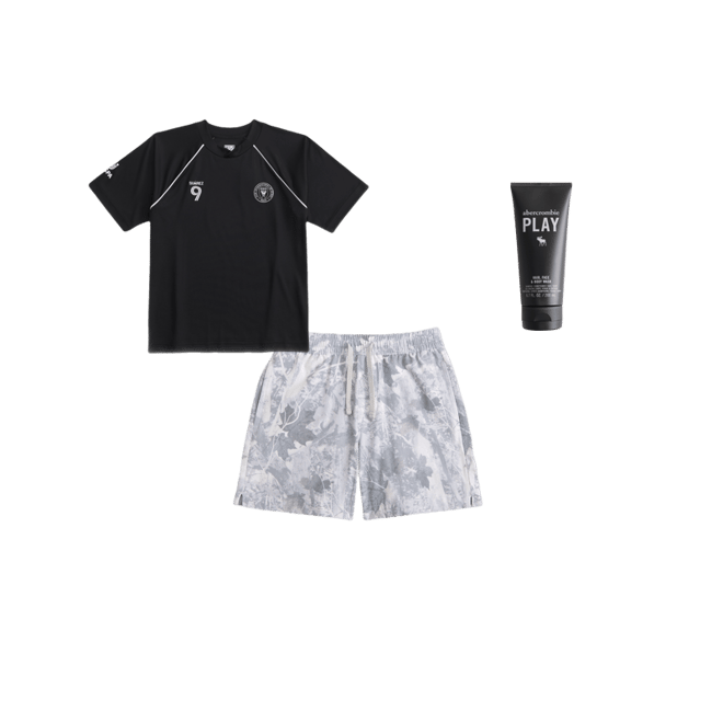 a&f hybrid shorts