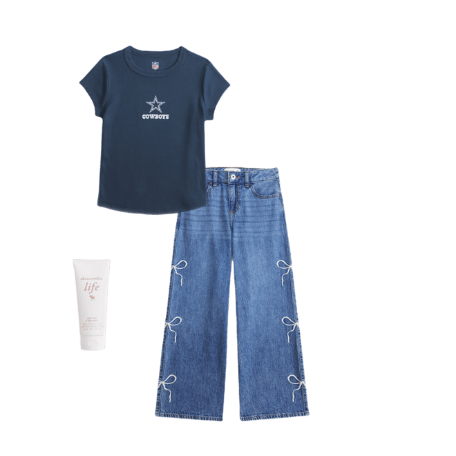 dallas cowboys graphic baby tee