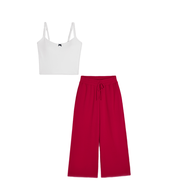 Gilly Hicks Waffle Baggy Pants