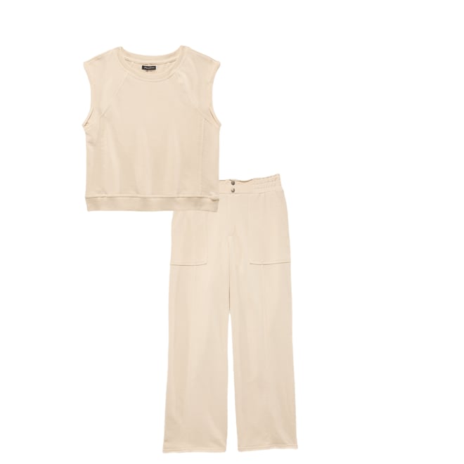 3rd bundle featuring 1 items which compliment  Nora French Terry Top - Cream