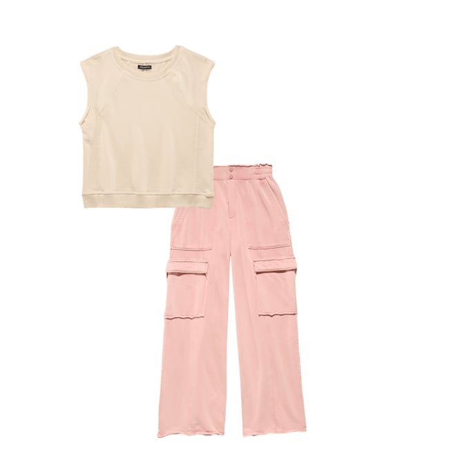1st bundle featuring 1 items which compliment  Nora French Terry Top - Cream