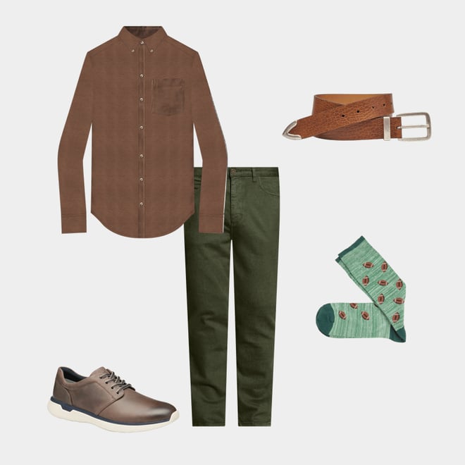 1st bundle featuring 4 items which compliment Five-Pocket Pants