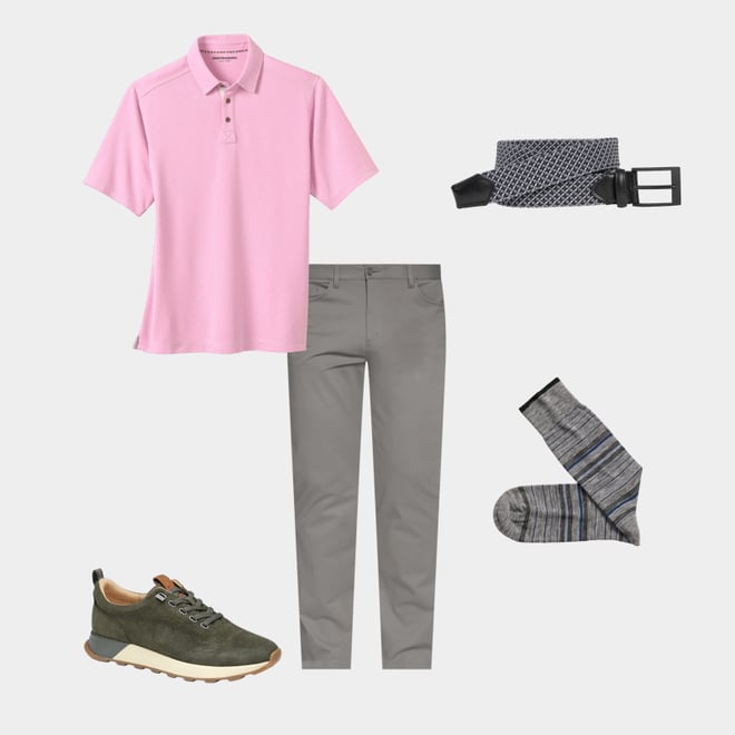 2nd bundle featuring 4 items which compliment Heather Stripe Socks