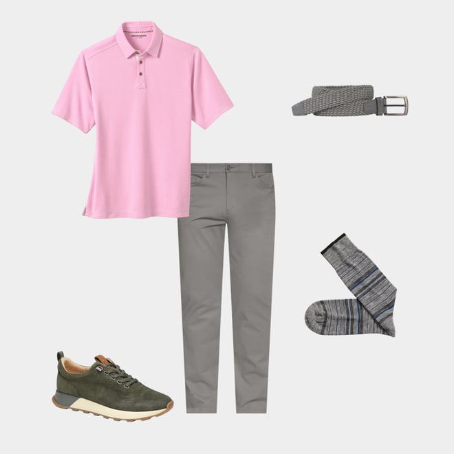 1st bundle featuring 4 items which compliment Heather Stripe Socks