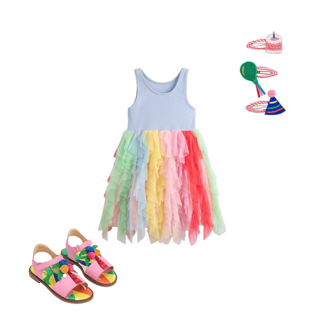 5th bundle featuring 2 items which compliment Fun Leather Sandals-Jungle