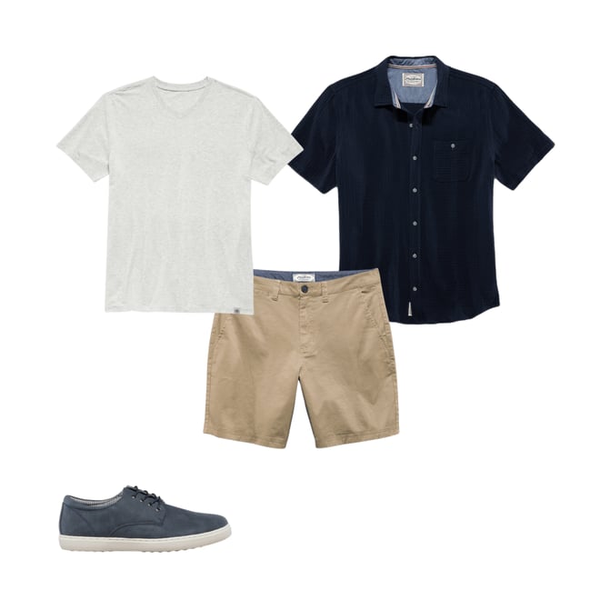 2nd bundle featuring 3 items which compliment  Crewe Cotton Gauze Shirt - Navy