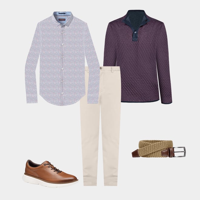 6th bundle featuring 4 items which compliment Washed Chinos