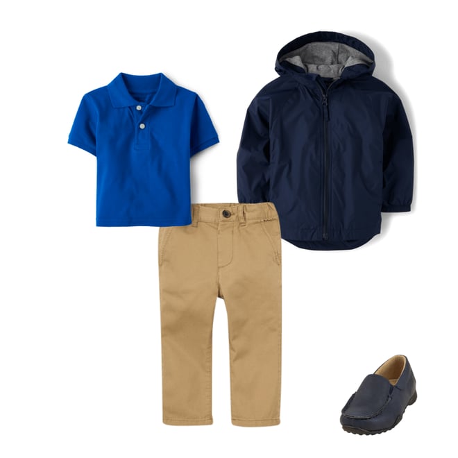 2nd bundle featuring 3 items which compliment Baby And Toddler Boys Uniform Stretch Skinny Chino Pants