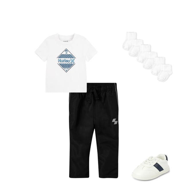 8th bundle featuring 3 items which compliment Baby And Toddler Boys Colorblock First Steps Sneakers