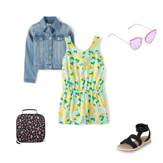 4th bundle featuring 4 items which compliment Girls Lemonade Romper