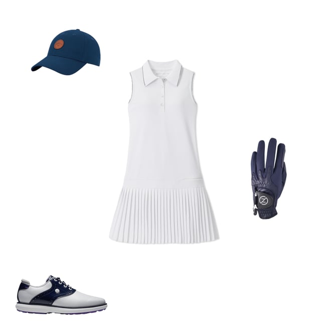 Peter Millar Women's McKane Drop Waist Pleated Sleeveless