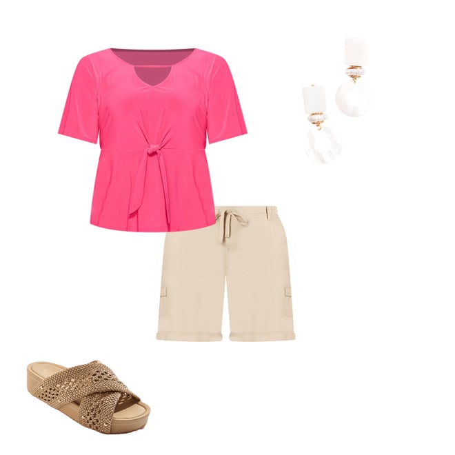  Cato Fashions | Cato Fabric Crossband Flatform Sandals