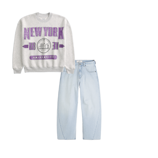 Light Wash Barrel Jeans