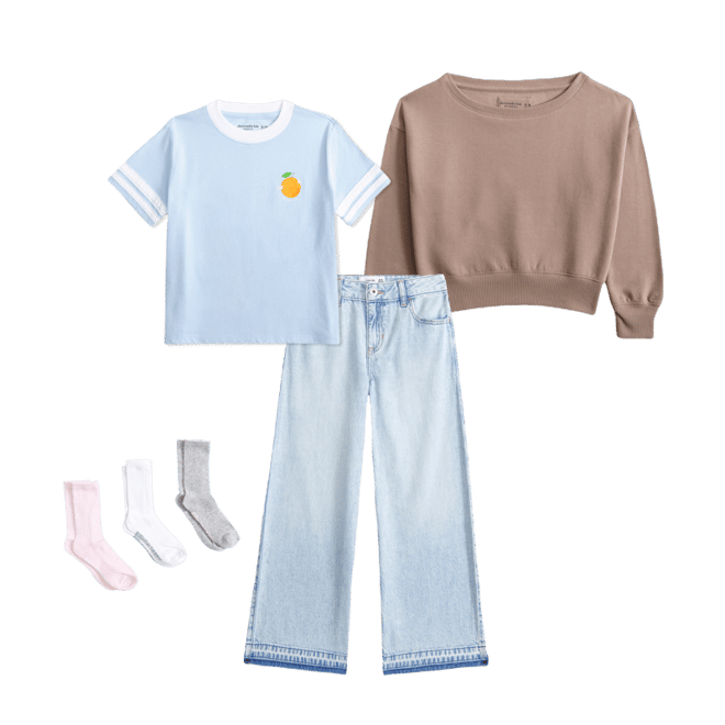 essential off-the-shoulder sweatshirt