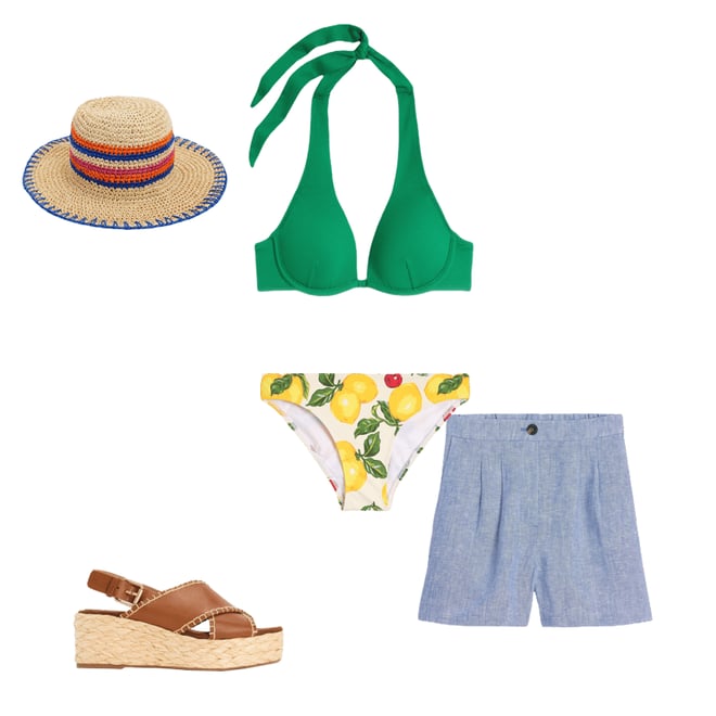 2nd bundle featuring 4 items which compliment Classic Bikini Bottoms-Ivory, Cherries and Lemons