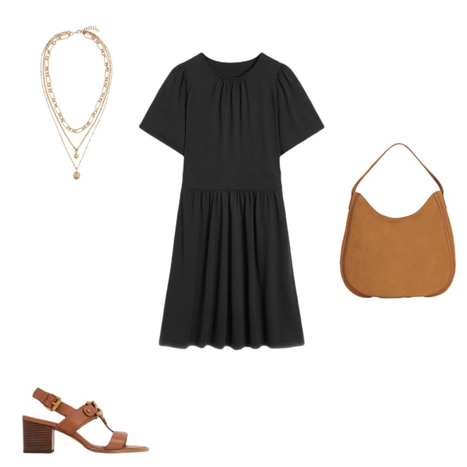 1st bundle featuring 3 items which compliment Louisa Short Jersey Dress-Black