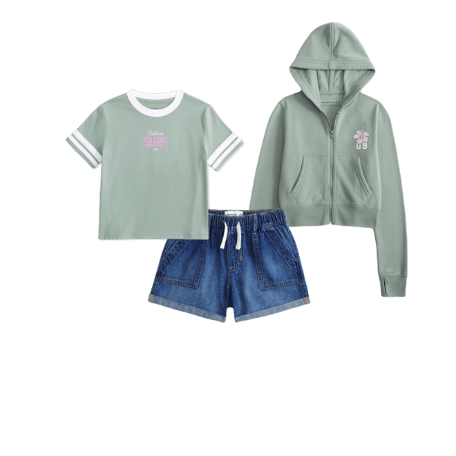 high rise relaxed pull-on shorts