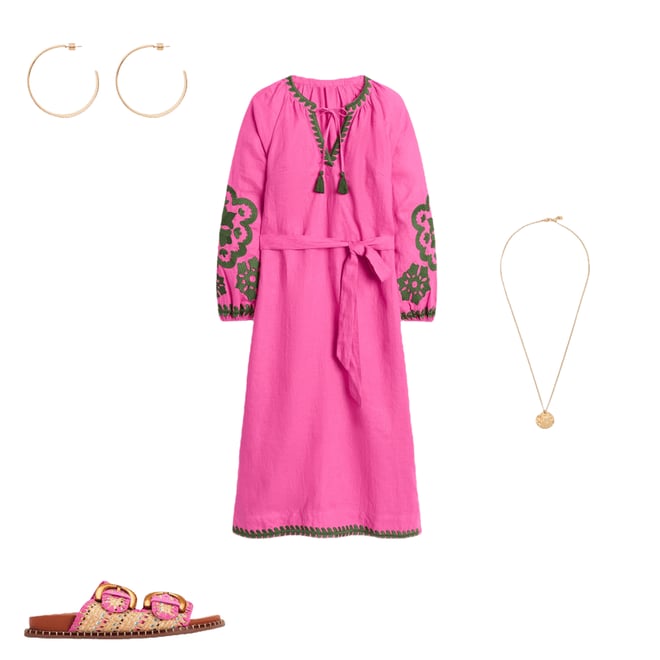 6th bundle featuring 3 items which compliment Alberta Footbed Sandals-Natural/Multi