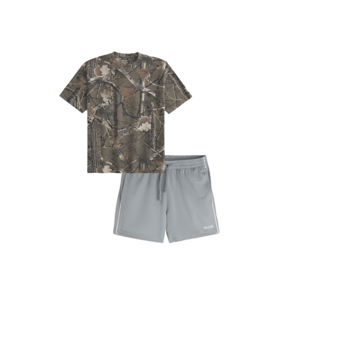 Boxy Heavyweight Camo Crew T-Shirt