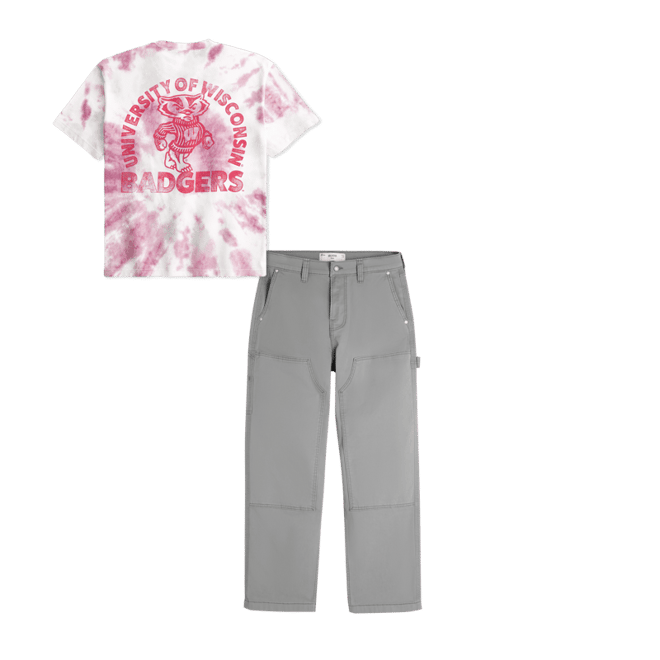 Boxy University of Wisconsin Graphic Tee