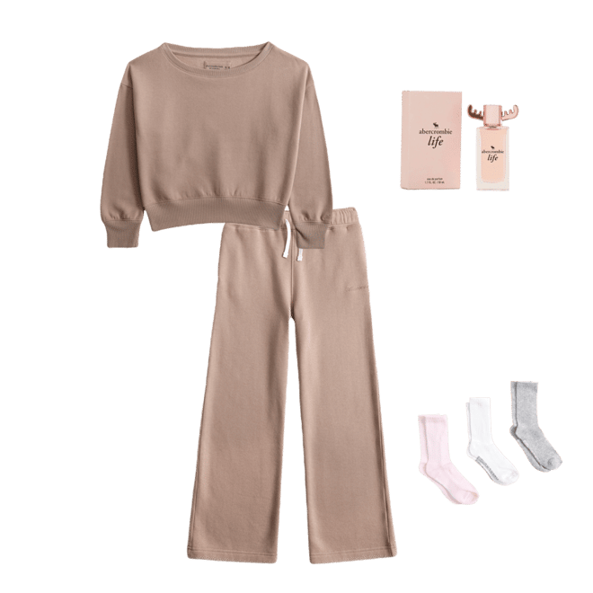 essential off-the-shoulder sweatshirt