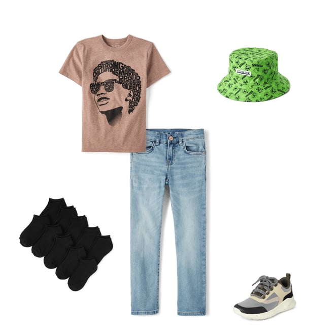 2nd bundle featuring 4 items which compliment Boys Straight Jeans