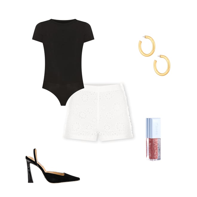 2nd bundle featuring 4 items which compliment High Waist Short With Side Ruffles