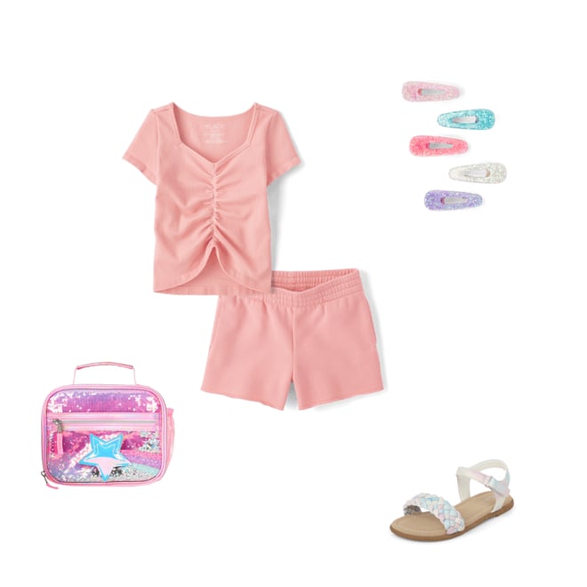 5th bundle featuring 4 items which compliment Girls Rainbow Sequin Shakey Star Lunchbox