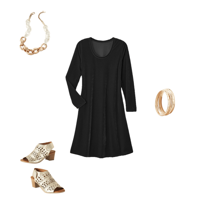 Short Santiago Velvet Dress