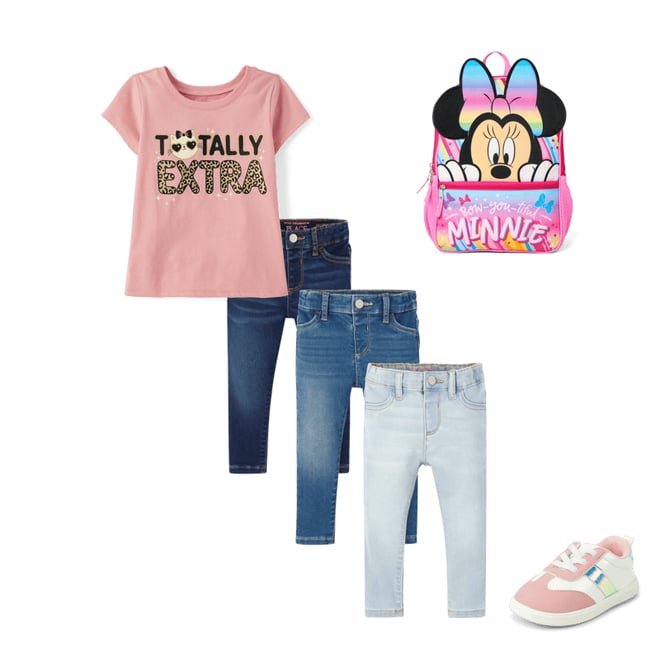 3rd bundle featuring 3 items which compliment Toddler Girls Minnie Mouse Backpack