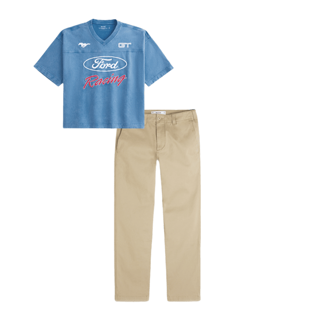 Slim Straight Chino Pants