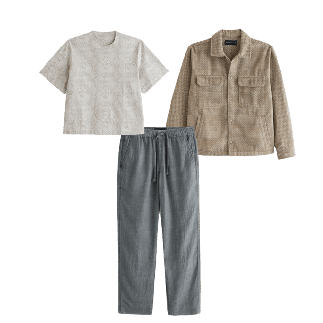 Boucle Shirt Jacket