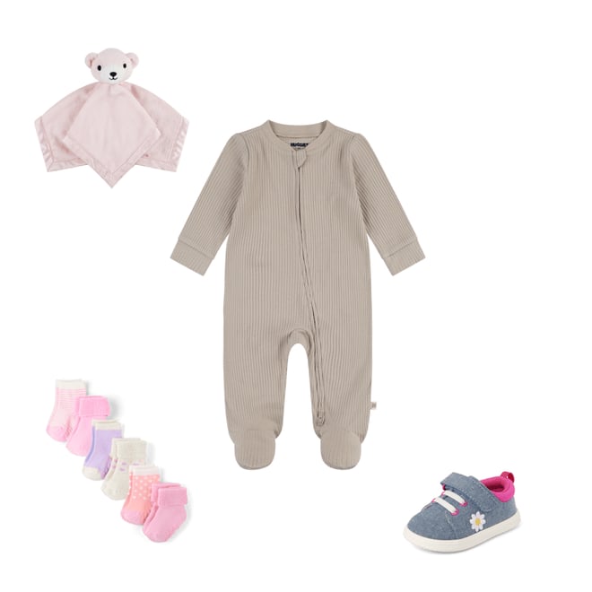 7th bundle featuring 3 items which compliment Baby And Toddler Girls Daisy First Steps Sneakers