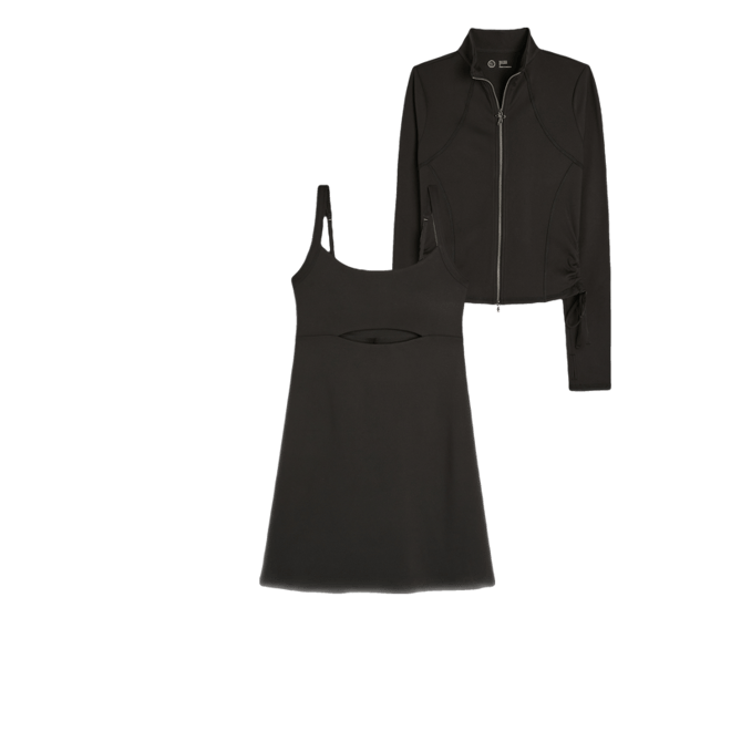 Gilly Hicks Active Recharge Side-Tie Zip-Up Jacket