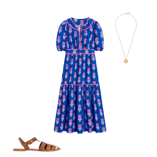 1st bundle featuring 2 items which compliment Rhea Embroidered Midi Dress
