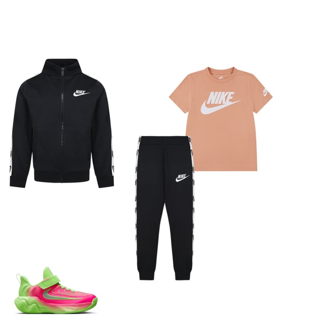 Nike Full-Zip Set With Logo Taping | Kids Foot Locker