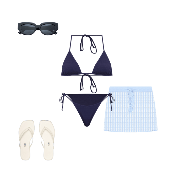 Product | Levy Bikini Bottom - Midnight Blue