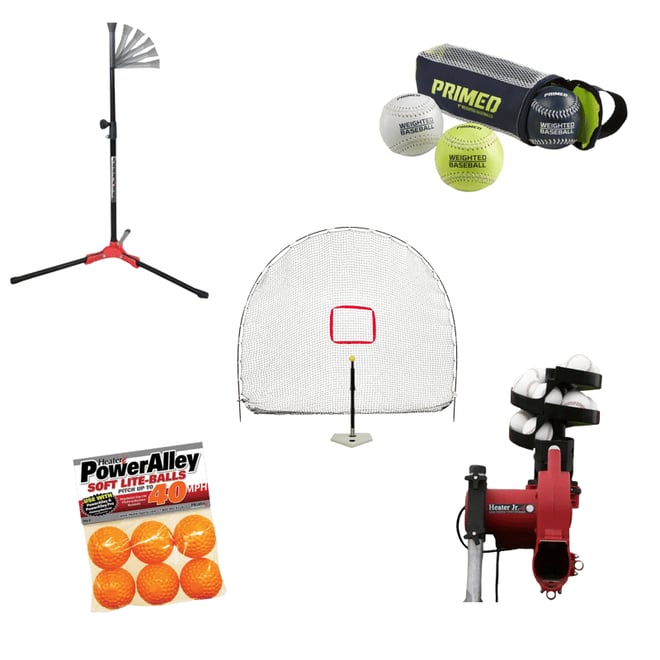 HEATER SPORTS Heater Jr Pitching Machine & Xtender 24' Batting