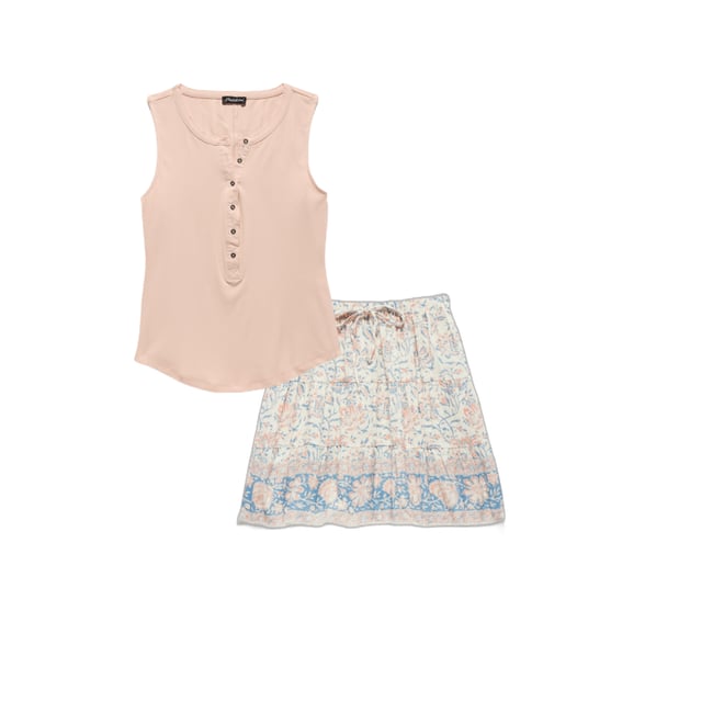 1st bundle featuring 1 items which compliment  Denning Henley Tank - Pink