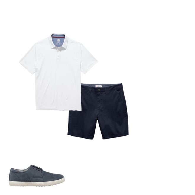 4th bundle featuring 2 items which compliment  Memphis Stretch Shorts - Navy