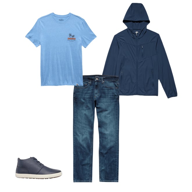 2nd bundle featuring 3 items which compliment  Madeflex Pivot Performance Jacket - Navy