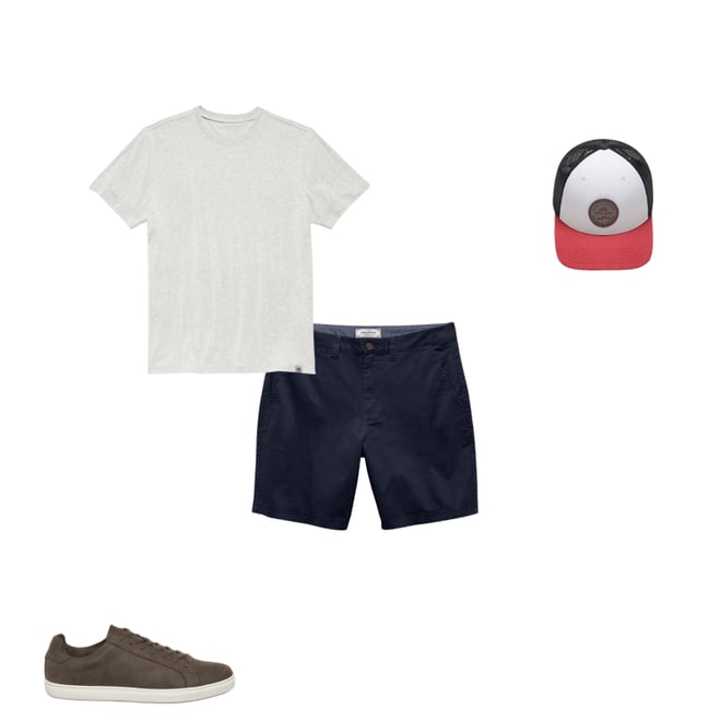 3rd bundle featuring 3 items which compliment  Memphis Stretch Shorts - Navy