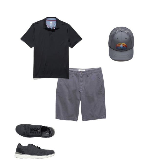 2nd bundle featuring 3 items which compliment  Memphis Stretch Shorts - Grey