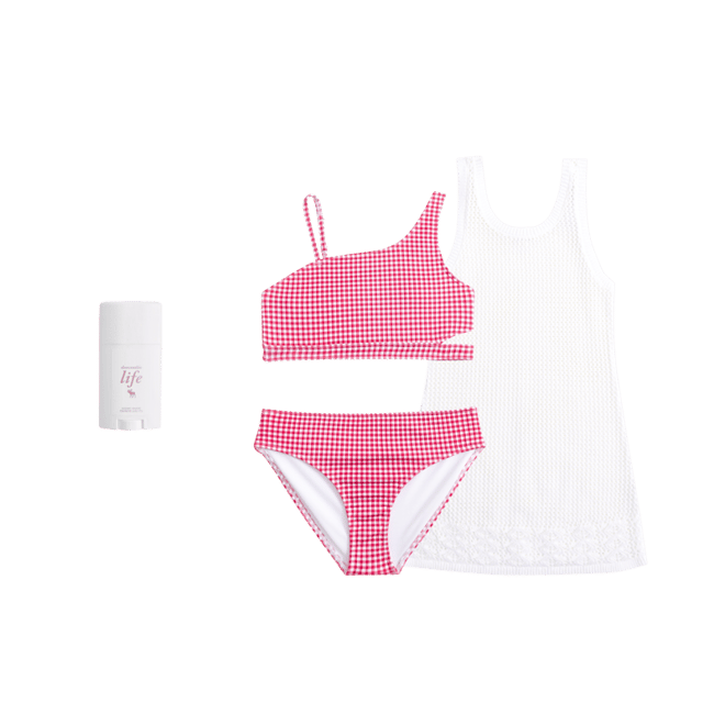 asymmetrical cutout two-piece swimsuit