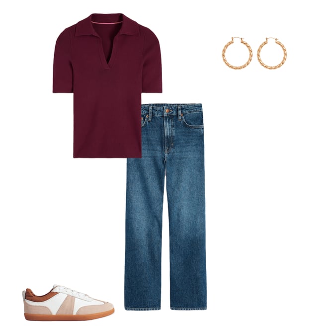 4th bundle featuring 3 items which compliment High Rise Straight Crop Jeans-Mid Vintage